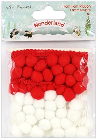 Wonderland Collection By Helz Cuppleditch - Card Craft Pom Pom Ribbon (1m)