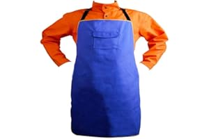 Tangxi Grembiule da lavoro resistente alla saldatura, grembiule da lavoro resistente al calore e alla fiamma resistente al grembiule, misura unica regolabile più adatta per uomo e donna