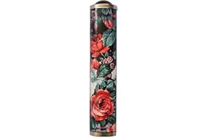 Fendawn Strive Real Scene Kaleidoscope, Handgefertigtes Nostalgisches Geschenk Spielzeug für Kinder Erwachsene, Night Rose