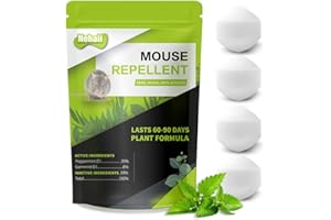 Nehaii Mouse Repellent, Rat Repellent Outdoor, Mice Repellent Indoor, Peppermint Oil Rat Repellent,Rodent Repellent, Peppermint Oil Mouse Repellent,Mouse Deterrent,Rat Deterrent-4pcs
