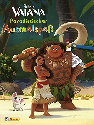Preisvergleich Produktbild Disney Vaiana: Paradiesischer Ausmalspaß (Disney Prinzessin)