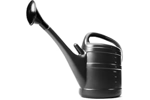 ‎BIGDEAN BigDean Gießkanne 10 Liter anthrazit für Haus & Garten - aus robustem Kunststoff - Gartengießkanne mit Abnehmbarer Brause - zur einfachen Bewässerung von Blumen, Pflanzen & Bäumen