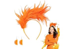 WWISTOA Haarreif Orange Karneval Fasching Früchte Kostüm