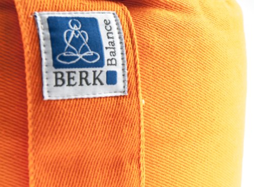 Berk YO-21-OR Meditations-Zubehör – Blume des Lebens Meditationskissen, orange - 3