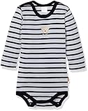 Steiff Body 1/1 Arm Bodysuit, Jester Red / Weiß, 0-3 Months