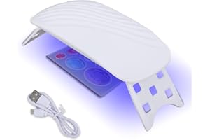 ZLXHDL Lampada UV per Resina Epossidica, 12 Perline LED da 36W, Lampada UV LED Portatile USB Pieghevole per Artigianato in Resina, Polimerizzazione UV Resina Unghie, Fornetto per Resina UV