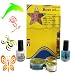 Produktbild Eulenspiegel Glitzer Tattoo Set Best of (Shining Glue, Remover, Glitzer, Schablonen)
