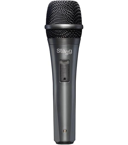 Microphone Dynamique Audio 600 Ohm Avec Câble Jack 3m - Pour Karaoké, Chant, Enregistrement Basique