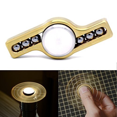 Bestweekend EDC Hand Spinner Outdoor Games Toy Kids Adult Pocket Decompressive Brass Toy