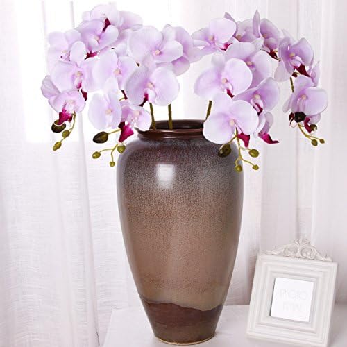 ZQ@QX10 home decorative artificial butterfly silk cloth,purpleArtificial Flowers