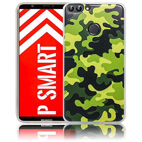 Huawei P Smart Camouflage Handy-HÃ¼lle Silikon - staubdicht, stoÃŸfest & leicht - Smartphone-Case thematysÂ® Huawei P Smart