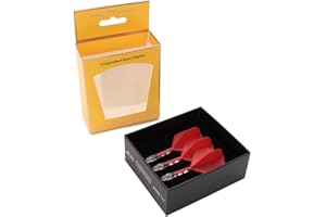 CUESOUL Rost T19 Eje de dardo Integrado y Forma estándar Grande de Vuelo, Juego de 3