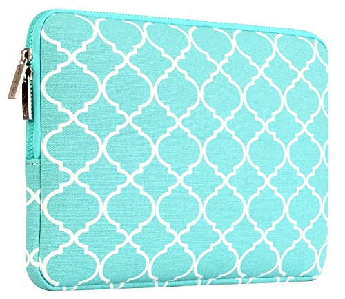 MOSISO Tasche Sleeve H  lle f  r 13-13 3 Zoll MacBook Pro  MacBook Air  Notebook Quatrefoil Stil Canvas Gewebe Laptoph  lle Schutzh  lle Laptoptasche 