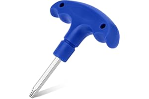 NQEUEPN Golf Wrench with Plastic Handle, Adjustable Golf Tool Stainless Steel Driver Torque Wrench for Club Driver Shaft Adapter Torque Tool (Blue)