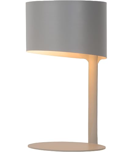 Lampada da tavolo camera da letto lampada da comodino bianca lampada da