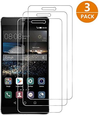 SUFUS Screen Protector, 3-pack Tempered Glass Screen Protector for Huawei P8, Premium Clear 9H Hardness Ultra Thin Tempered Glass Screen Protector