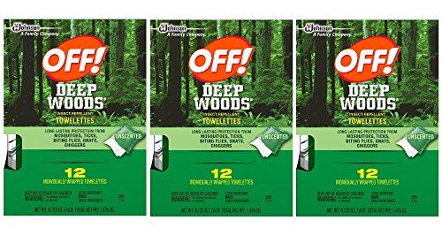 S C Johnson Wax Deep Woods Off Deep Woods Insect Repellent Wipes-20 Towelettes
