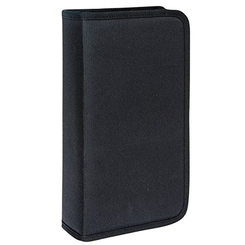 Vivanco CD/DVD-Tasche Oxfort Nylon, Blue-ray Case, Wallet, Ordner für 96 CDs schwarz - 3