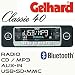 Produktbild Gelhard Classic 40 "Retro Look" RDS Autoradio CD MP3 USB SD + Bluetooth Freisprecheinrichtung