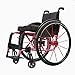 Produktbild Eigenantrieb Rollstuhl Folding Portable Mit Ultra Light Aluminiumlegierung Schnellspanner Hinterrad Stoßdämpfer Für Behinderte Ältere Fahren Medical,A,40