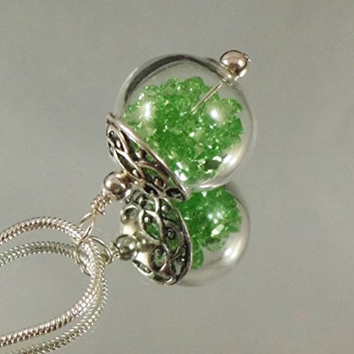 ROSENICE Mini Leeren Glasflaschen mit Löchern für DIY-Handwerk - 4