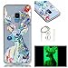 Produktbild Hülle Leuchtende Galaxy S9 Plus6,2 ZollSilikon Etui Handy Hülle Weiche Transparente Luminous TPU Back Case Tasche Schale Leuchten In Der Nacht Für Samsung Galaxy S9 Plus6,2 Zoll+ Schlüsselanhänger (P) (6)