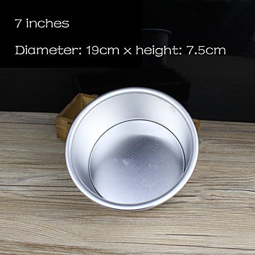 Large Cake Bread Pastry Silicone Mold Pan Bakeware DIY Mould.2/4/6/7/8 in Aluminum Alloy Non-Stick Round Cake Baking Mould Pan Bakeware Tool