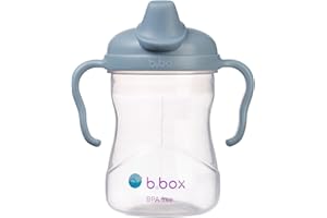 b.box Kubek z dzióbkiem dla niemowląt, kubek do nauki picia dla małych dzieci, szczelny, przejście od butelki do filiżanki, nadaje się do mycia w zmywarce, 240 ml