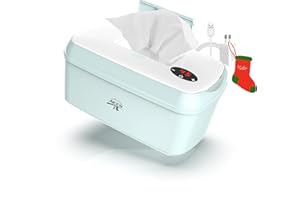 FAMILY CARE ACCU Wipe Warmer, Baby Wipes Dispenser, Baby Wet Wipes Holders, with UK Plug Green