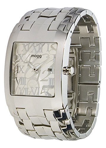 Moog Paris - Jewel Rain - Damen Armbanduhr - Silber Ziffernblatt - Armband Silber aus Edelstahl - - in Frankreich hergestellt - M45144-001