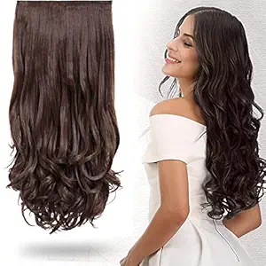 Pema Hair Extensions And Wigs Hair Extensions And Wigs Brown Ribbon Ponytail Tie Up Curly Hair Extension