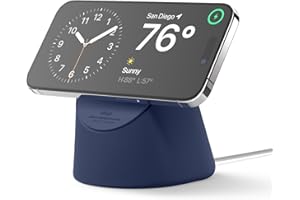 ‎ELAGO elago MS1 Stojak do ładowania kompatybilny z ładowarką MagSafe, silikonowy, klasy premium, do iPhone’a 17, 16, 15, 14, 13, 12, ładowarka nie jest dołączona