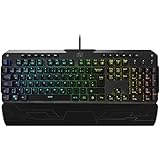 Lioncast LK300 RGB mechanische Gaming Tastatur (16.8 Millionen Farben, Red Switches, Software zur Programmierung, LED, USB, QWERTZ)