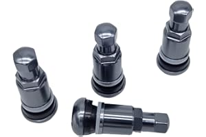 ‎NAAA NAAA 4X Aluventile PKW Metallventil 11,3mm Leicht Felgenventile (Anthrazit)