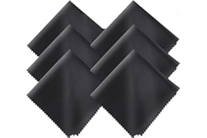 AONAT 6 Pack Panno in Microfibra per la Pulizia di Bicchieri, schermi LCD, lenti, tablet, notebook, occhiali, telefoni cellulari, TV, Apple iPad, iPhone e altre superfici delicate