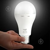 Şarjlı LED Ampul 9W (830 L&uuml;men) 6400K Beyaz Işık, Elektrik Kesintisinde Otomatik Yanan E27 Duylu Şarj Edilebilir Acil Durum I