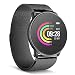 Produktbild Smartwatch, UMIDIGI Uwatch Fitness Tracker Uhr Armband Sport Uhr Smart Watch mit SMS Facebook, Twitter, WhatsAPP, Skype-Benachrichtigung kompatibles IOS und Android für Herren Damen(2 Uhrenarmbändern)