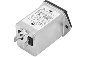 WALFRONT CW2B-10A-T Filtro de Línea Power EMI Filter con Fuse 2 in-1 Male Socket 125 / 250v Filtro de Linha de Alimentação de Alto Desempenho