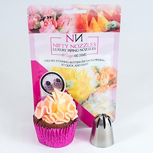 Rose Twist Piping Nozzle for Stunning Cake Decoration - Fully Tested to comply with EU Regulations - 32-XL