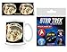 Produktbild Set: Star Trek, Bridge Crew) 50th Anniversar Foto-Tasse Kaffeetasse (9x8 cm) Inklusive 1 Star Trek Button Pack (15x10 cm)