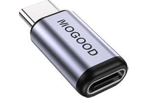 MOGOOD USB C Adaptador masculino a femenino, admite 100W de carga rápida de 40GBps transferencia de datos 8K@60Hz Salida de video para USB4,Thunderbolt 4/3,computadora portátil,muelle de vapor,tableta