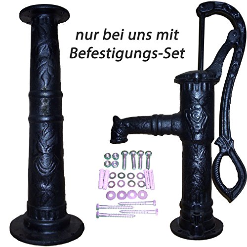 Nostalgie Schwengelpumpe mit Pumpenständer ** inklusive Schraubenset **