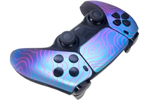 IFEEHE Full Housing Shell DIY Replacement Shell Custom Faceplate for PS5 Controller with Screws Tools (Controller Shell)