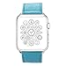 Produktbild Für Apple Watch Armband Leder Riemen 38 MM echt Leder Apple Watch Ersatz Armband mit sicheren Metall Schnalle für Apple Watch Serie 3 Serie 2 Serie 1 Sport und Edition