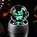 Produktbild 3D Crystal Ball LED-Nachtlicht, Boden nderungen Farbe Spielzeug Nachtlicht Lampe-20Zoll New Geschenke - Yibu