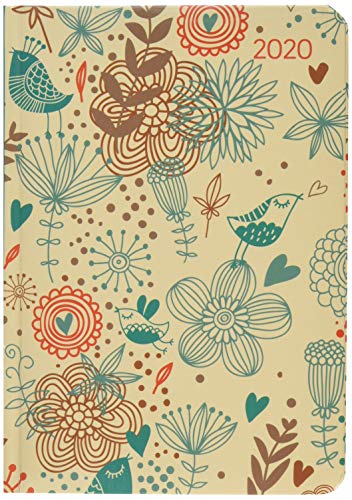 Ladytimer Birds 2020 - Vögel - Taschenkalender A6 (11 x 15) - Weekly - 192 Seiten - Notizbuch - Terminplaner