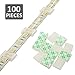 Produktbild Streifen-Befestigung Clips selbstklebende Streifen Halterung Halter 100-pack, 8 mm, 10 mm, 12 mm, Light, scharf, For 10mm(3/8") Wide Strip Light