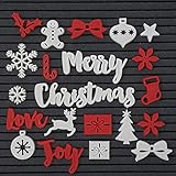 Größe und Lieferumfang ✔ Letterset mit zwei Bögen, einer in Weiß und einer in Rot mit insgesamt 110 Teilen. Detaillierter Inhalt siehe Beschreibung.