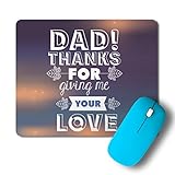 PosterGully - Dad Thanks for Giving Me Your Love Mousepad PosterGully - Dad Thanks for Giving Me Your Love Mousepad