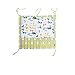 Vine Nursery Baby Cot Tidy Organiser for Cot Bed Baby bed Pouch Storage Bag Multifunction hanging Diapers Organiser 55*60CM (Animals Pattern)